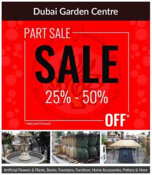 Dubai Garden Centre Part Sale Offers