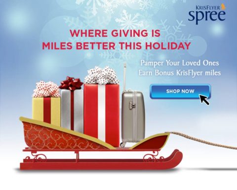 Earn Bonus KrisFlyer Miles Offer