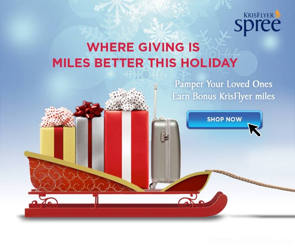 Earn Bonus KrisFlyer Miles Offer