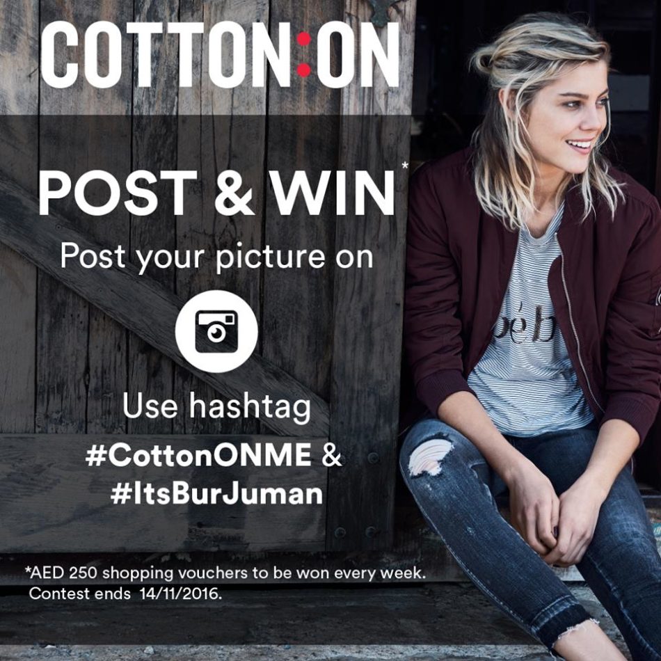 Cotton On Post & Win Promo