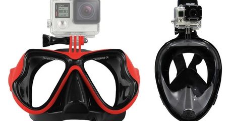 Dive or Snorkelling Mask for Action Cams