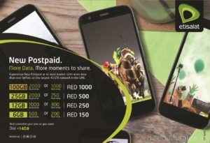 New Etisalat Postpaid Offers