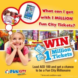 Win 1 Million Fun City Ticket Promo