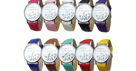 ''I Am Late'' Unisex Watches