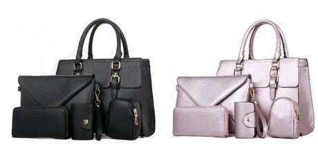 Five-Piece Women's Handbag Set