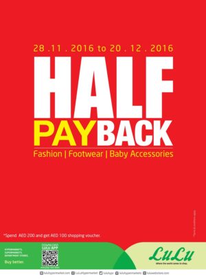 Half Pay Back Special Offer
