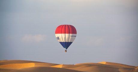 One Hour Hot Air Balloon Ride: Child AED 695
