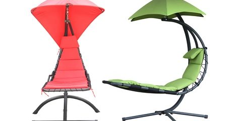 Hanging Loungers with Umbrella