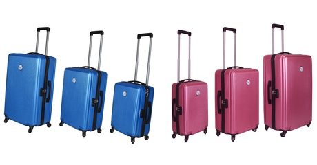ABS 3-Piece Spinner Luggage Set