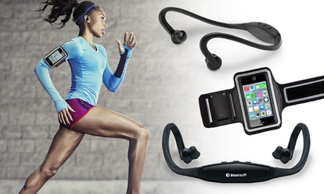 Bluetooth Headset and Armband Set