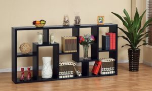 Contoured Leveled Display Cabinet