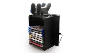 Disk Storage and Charging Stand