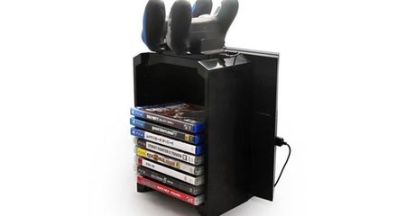Disk Storage and Charging Stand
