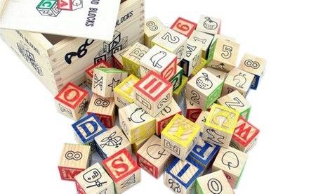 Educational Wooden ABC Blocks Set