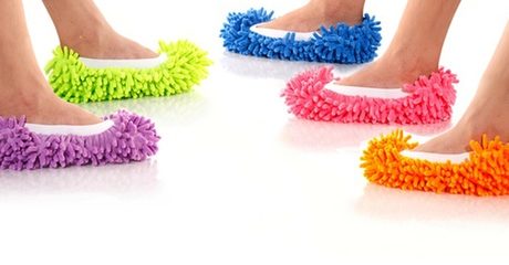 Five Pairs of Mop Slippers