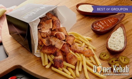 German Doner Kebab Box Meal