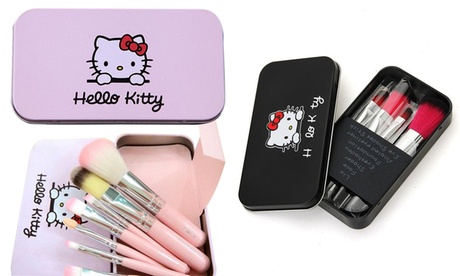 Hello Kitty Makeup Brushes Set