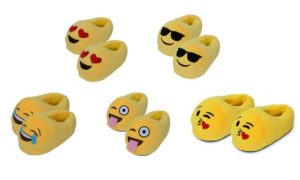 Kids' Emoji Slippers
