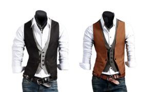 Men's Double Layer Waistcoat