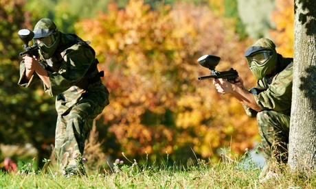 Paintball with 100 Balls