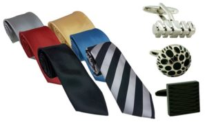 Two-Pack of Ties and Cufflinks