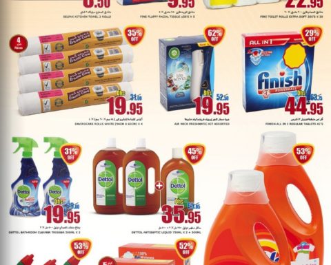 Assorted Cleaners & Detergents