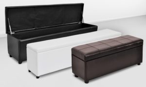 Leatherette Storage Benches