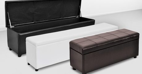 Leatherette Storage Benches
