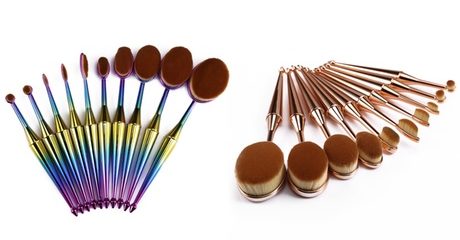 10-Piece Makeup Brush Set