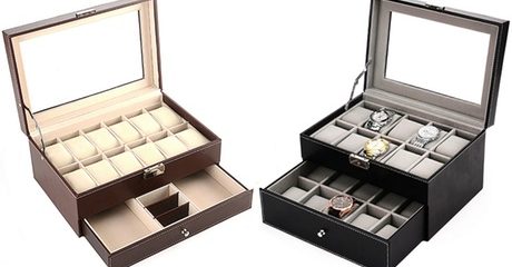 12 or 20-slot watch case