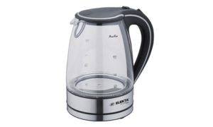 Glass Kettle with Blue LED Light