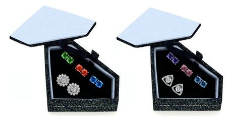 Interchangeable Earrings made with Swarovski Elements