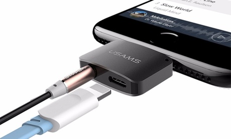Listen-and-Charge Adapter for iPhones 7/7 Plus