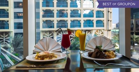 Lunch or Dinner Buffet at Grand Millennium Al Wahda