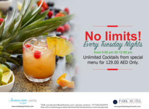 Unlimited Cocktail Promotion