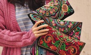 Women's Embroidered Clutches