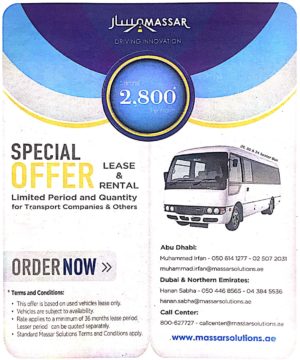 Massar Solutions Special Offer on Lease & Rental