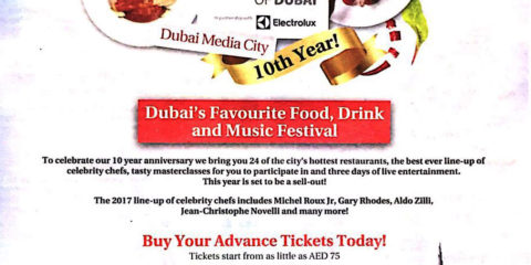 Be part of Taste of Dubai 2017