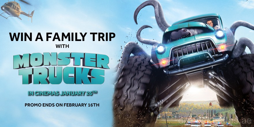 Win a Family Trip with Monster Trucks