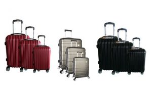 3-Piece Ambest Hard Luggage Sets