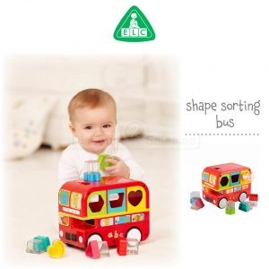 New Shape Sorting Bus Toy