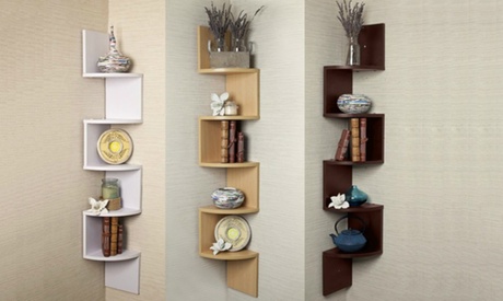 Five-Tier Floating Shelf Unit