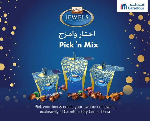 Carrefour first ever Galaxy Jewels Chocolate dispenser