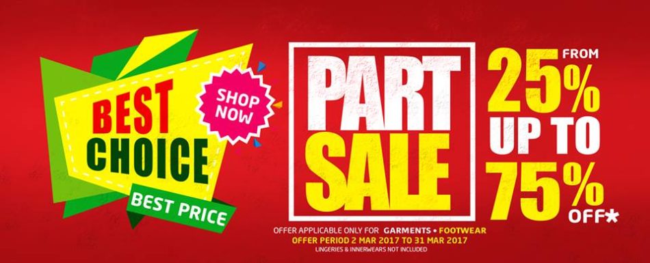 Kenz Hypermarket Part Sale Promo