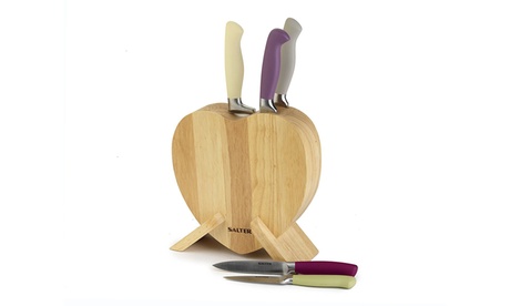 Salter 5-Piece Heart Knife Set