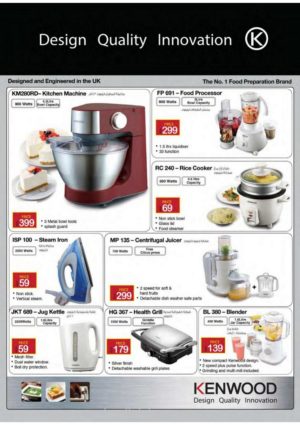 Kenwood Appliances Special Offer