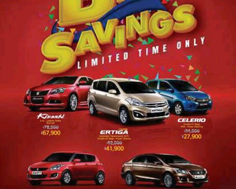 Suzuki Big Savings Offer