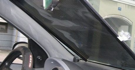 Pair of Auto Roll-Up Car Shades