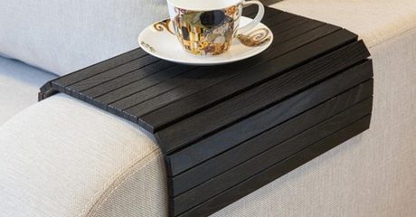 Solid Wooden Sofa Tray