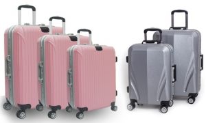 2-Pc Rolling Luggage Bags Set
